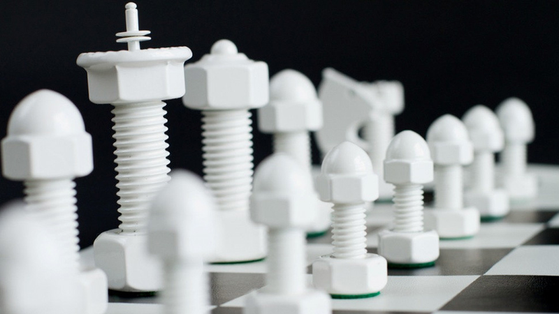 Illustration for article titled Toolbox Chess Sets Make You the Bobby Fisher of Shop Class